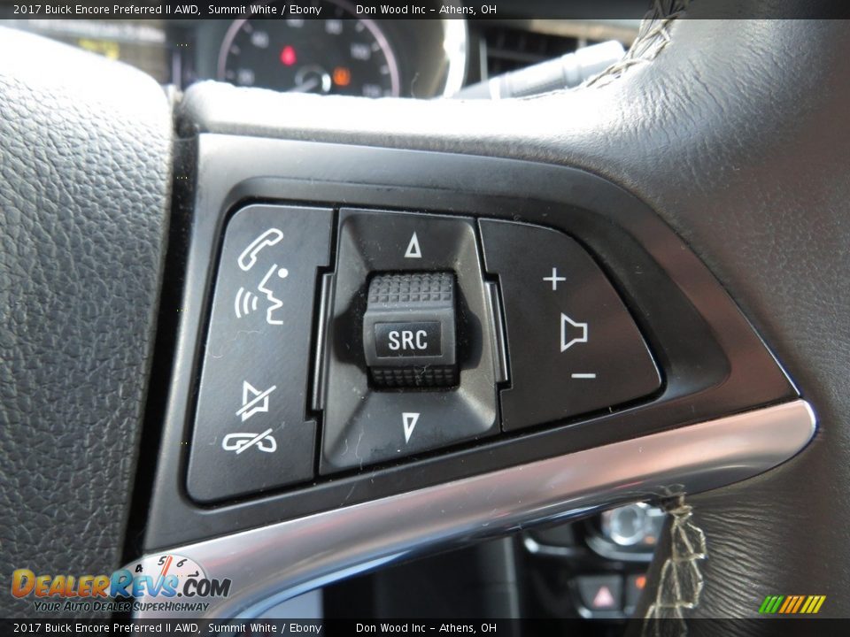 2017 Buick Encore Preferred II AWD Summit White / Ebony Photo #33