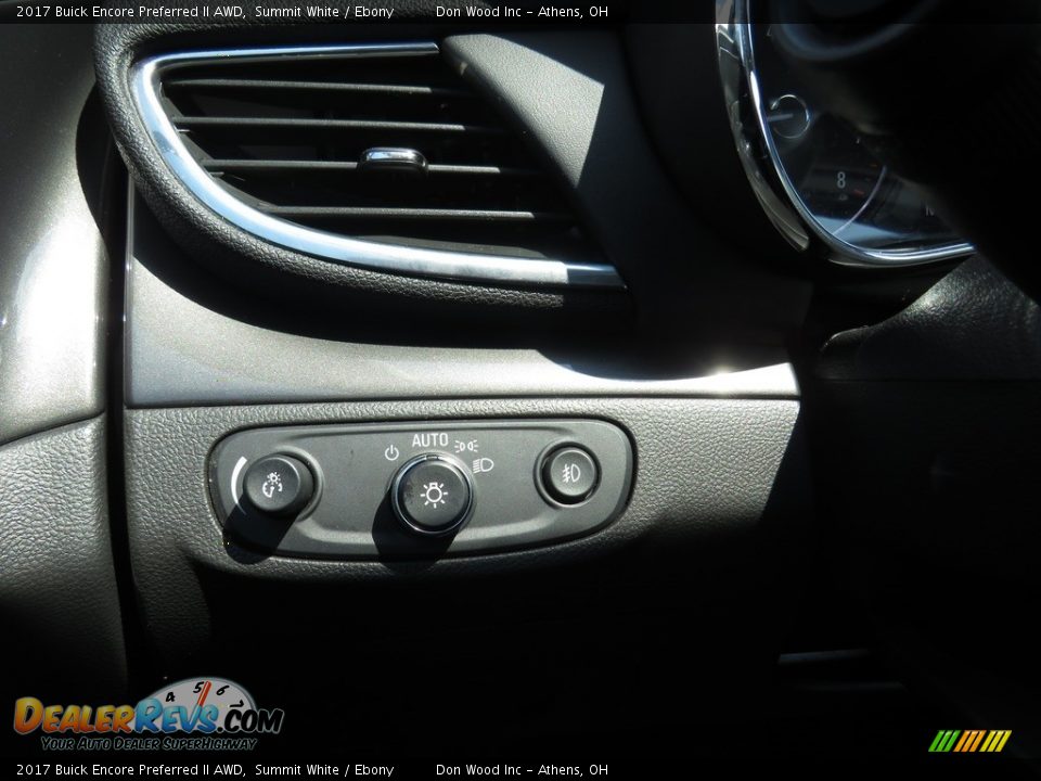 2017 Buick Encore Preferred II AWD Summit White / Ebony Photo #34