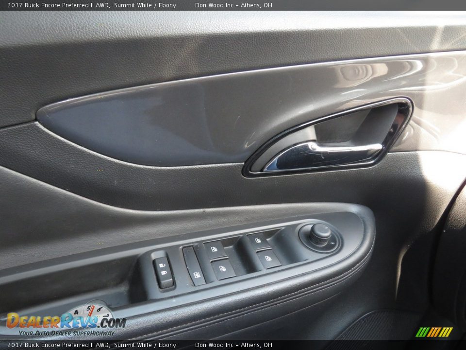 2017 Buick Encore Preferred II AWD Summit White / Ebony Photo #35