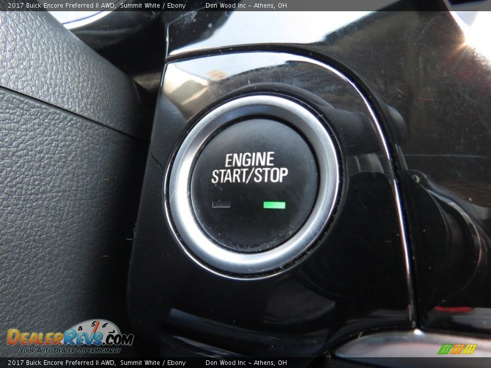 2017 Buick Encore Preferred II AWD Summit White / Ebony Photo #36