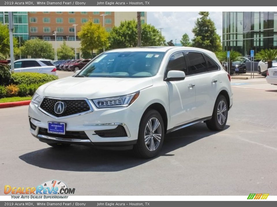 2019 Acura MDX White Diamond Pearl / Ebony Photo #3