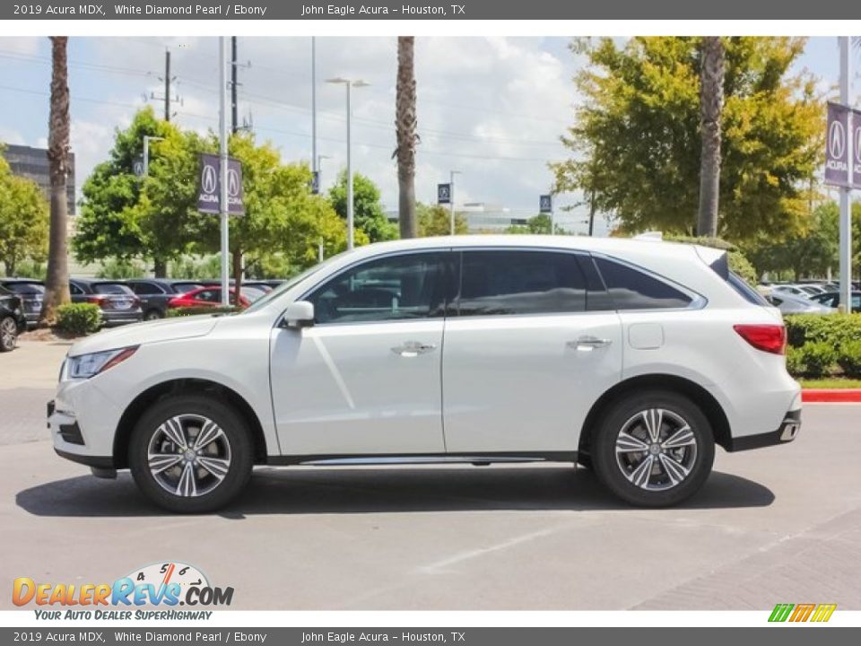 2019 Acura MDX White Diamond Pearl / Ebony Photo #4
