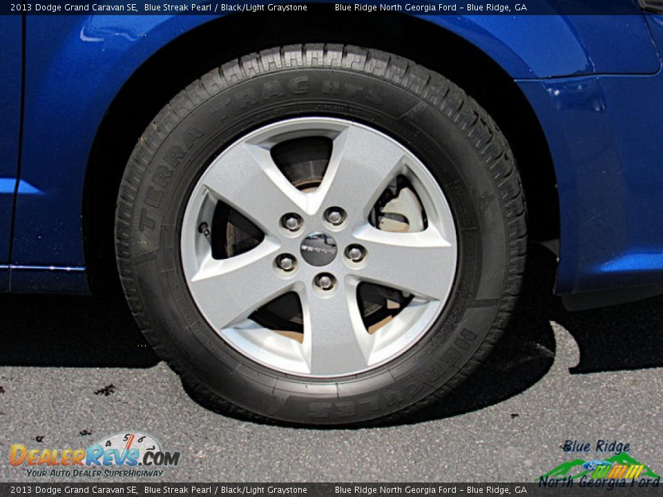 2013 Dodge Grand Caravan SE Blue Streak Pearl / Black/Light Graystone Photo #9