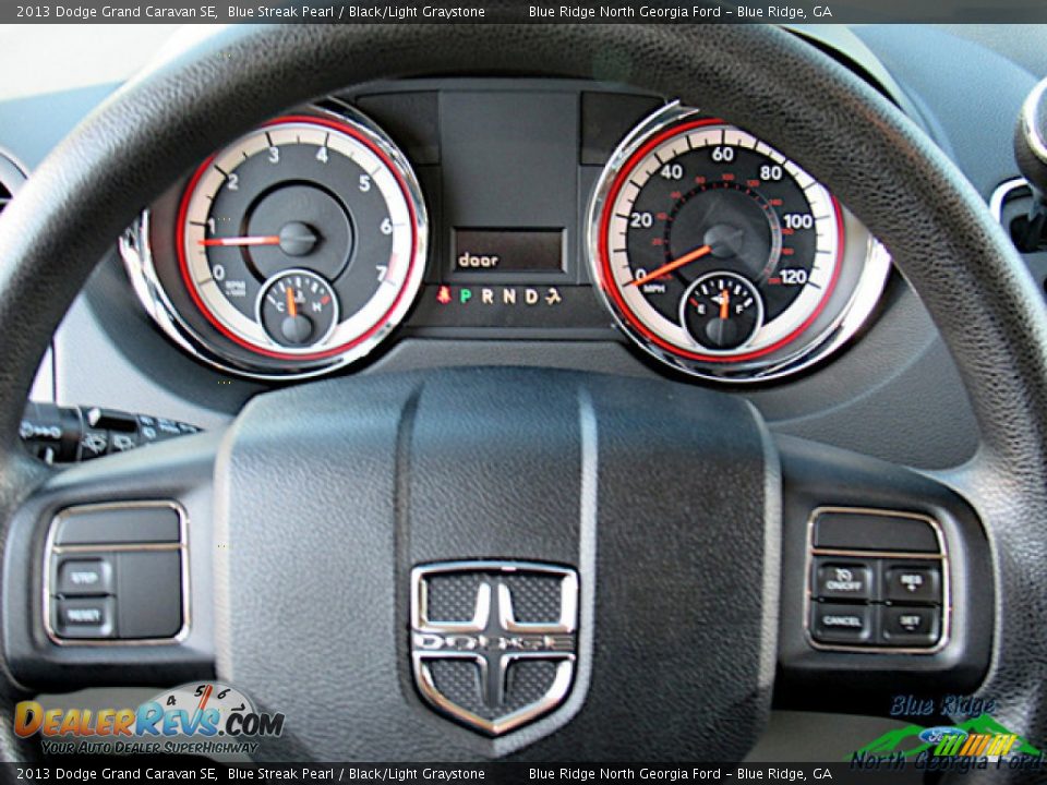 2013 Dodge Grand Caravan SE Blue Streak Pearl / Black/Light Graystone Photo #18