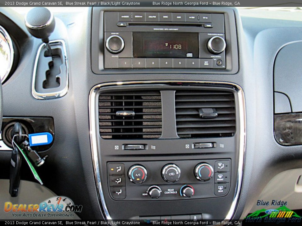 2013 Dodge Grand Caravan SE Blue Streak Pearl / Black/Light Graystone Photo #19
