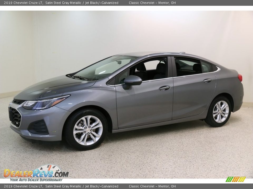2019 Chevrolet Cruze LT Satin Steel Gray Metallic / Jet Black/­Galvanized Photo #3