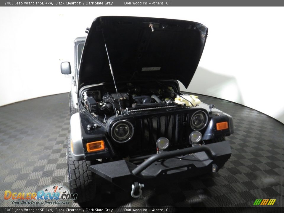 2003 Jeep Wrangler SE 4x4 Black Clearcoat / Dark Slate Gray Photo #5