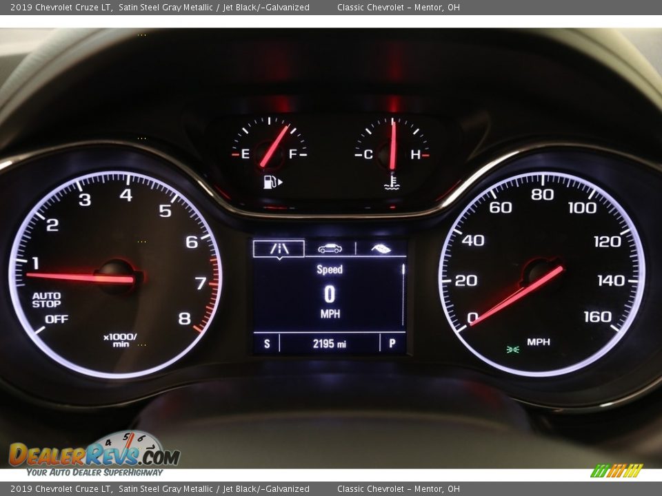 2019 Chevrolet Cruze LT Satin Steel Gray Metallic / Jet Black/­Galvanized Photo #8