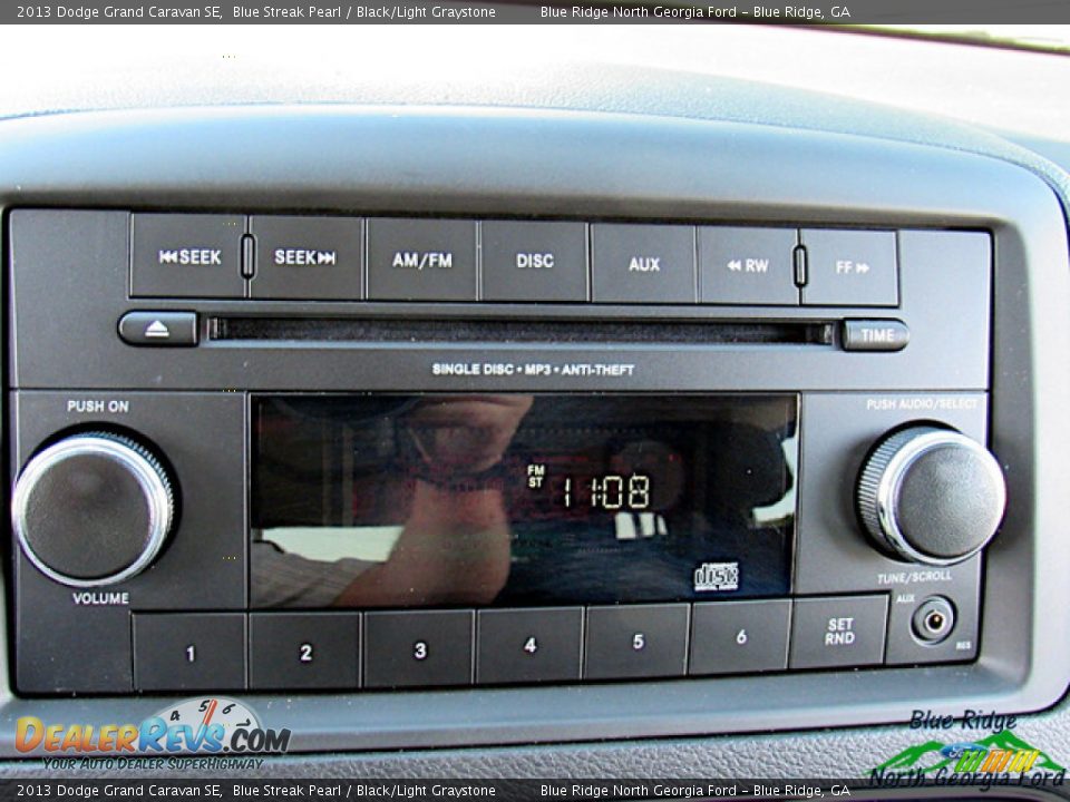 2013 Dodge Grand Caravan SE Blue Streak Pearl / Black/Light Graystone Photo #21