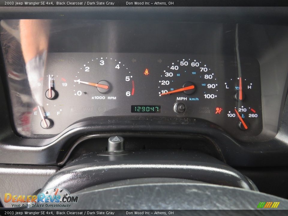 2003 Jeep Wrangler SE 4x4 Black Clearcoat / Dark Slate Gray Photo #21