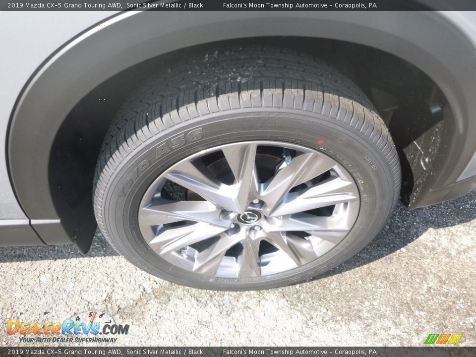 2019 Mazda CX-5 Grand Touring AWD Sonic Silver Metallic / Black Photo #7