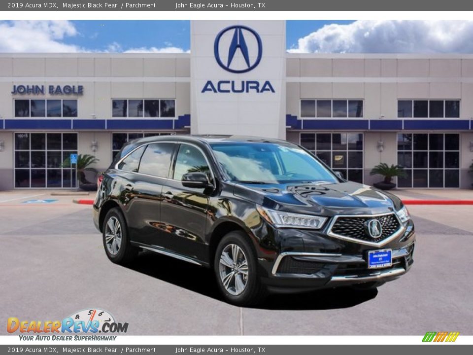 2019 Acura MDX Majestic Black Pearl / Parchment Photo #1