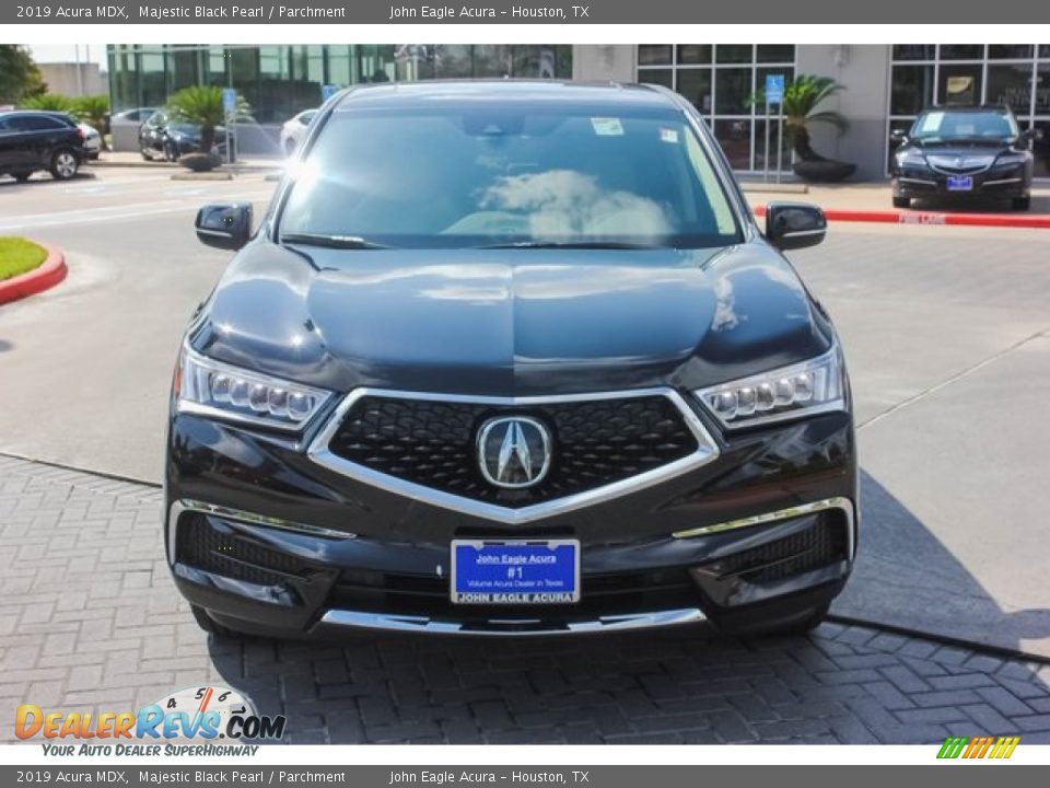 2019 Acura MDX Majestic Black Pearl / Parchment Photo #2