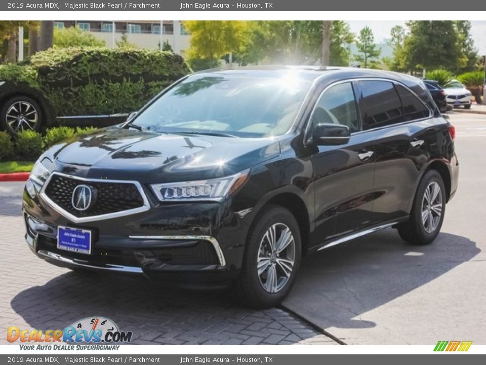 2019 Acura MDX Majestic Black Pearl / Parchment Photo #3