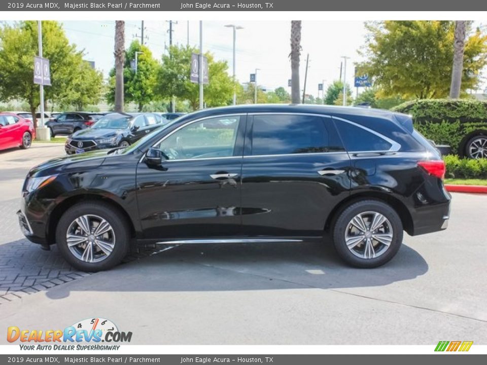 2019 Acura MDX Majestic Black Pearl / Parchment Photo #4