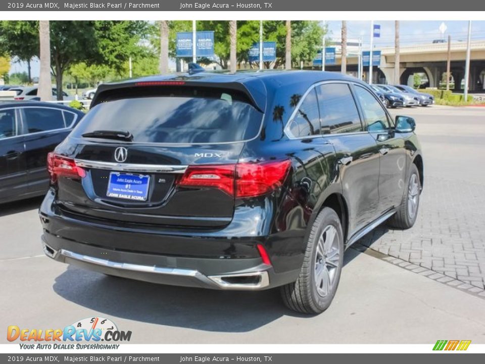 2019 Acura MDX Majestic Black Pearl / Parchment Photo #7