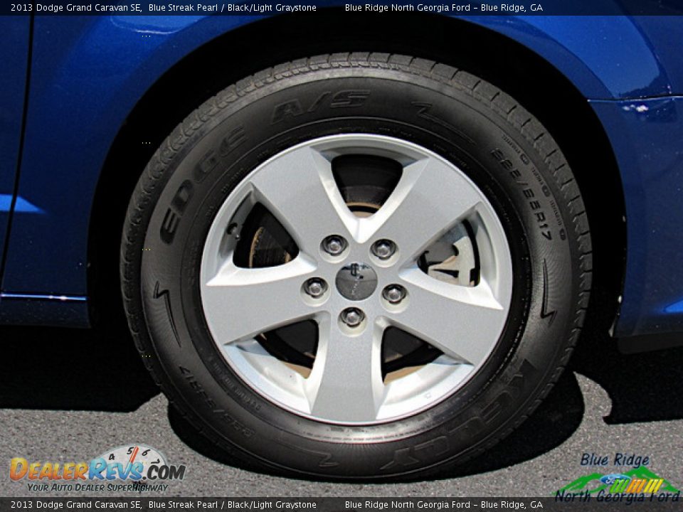 2013 Dodge Grand Caravan SE Blue Streak Pearl / Black/Light Graystone Photo #9