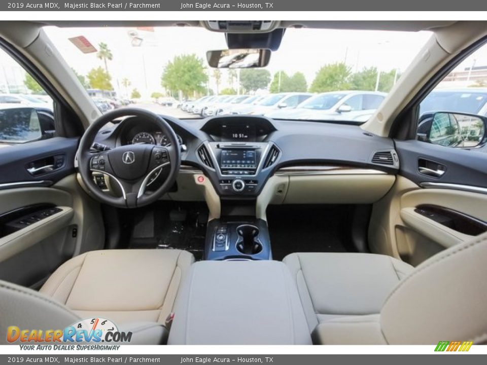 2019 Acura MDX Majestic Black Pearl / Parchment Photo #9