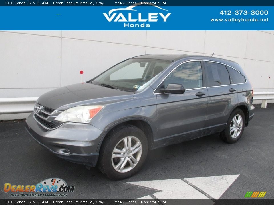 2010 Honda CR-V EX AWD Urban Titanium Metallic / Gray Photo #1