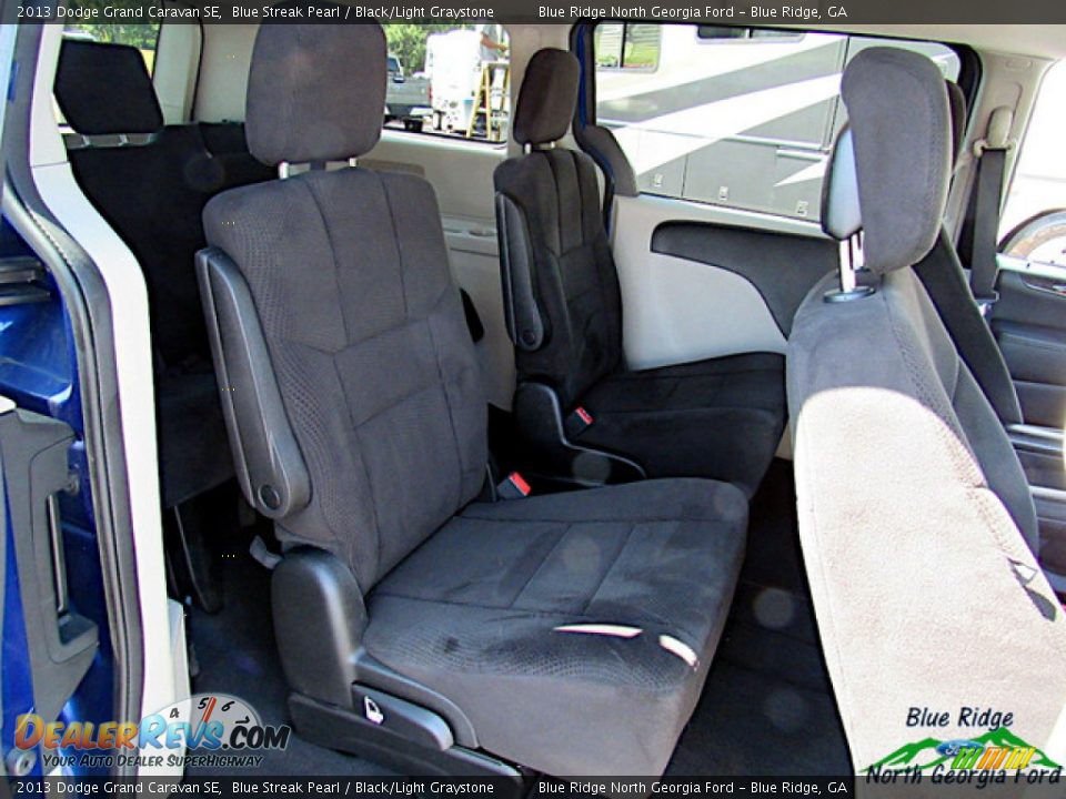 2013 Dodge Grand Caravan SE Blue Streak Pearl / Black/Light Graystone Photo #12