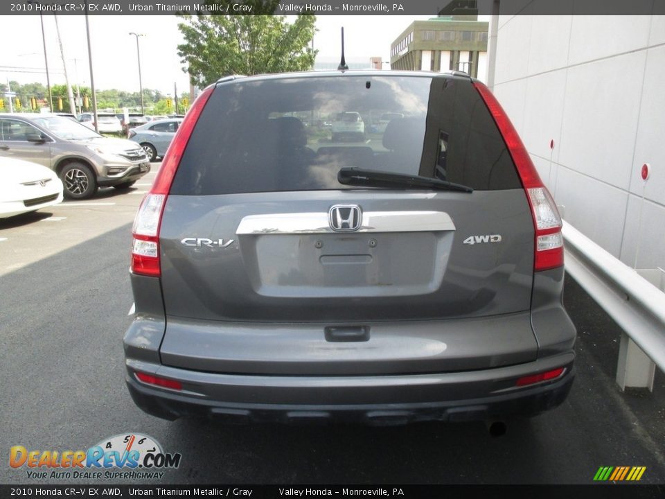 2010 Honda CR-V EX AWD Urban Titanium Metallic / Gray Photo #4