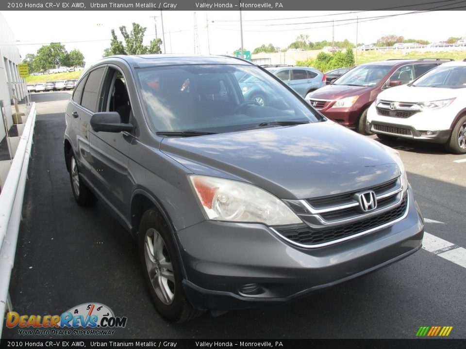 2010 Honda CR-V EX AWD Urban Titanium Metallic / Gray Photo #7