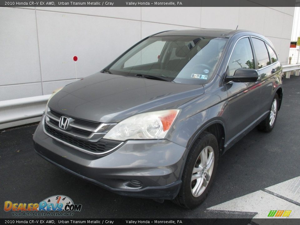 2010 Honda CR-V EX AWD Urban Titanium Metallic / Gray Photo #9