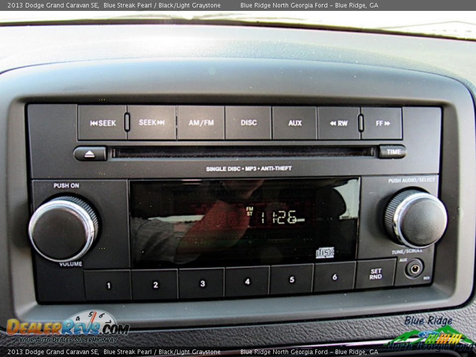 2013 Dodge Grand Caravan SE Blue Streak Pearl / Black/Light Graystone Photo #21