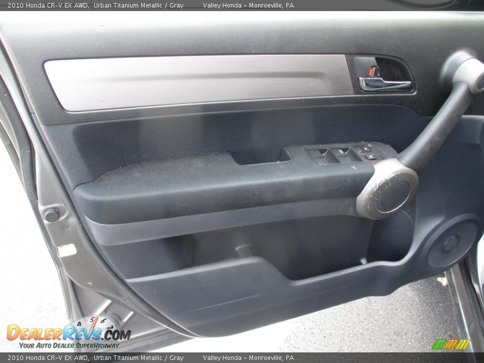 2010 Honda CR-V EX AWD Urban Titanium Metallic / Gray Photo #10