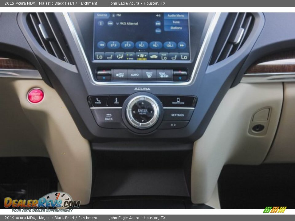 2019 Acura MDX Majestic Black Pearl / Parchment Photo #35