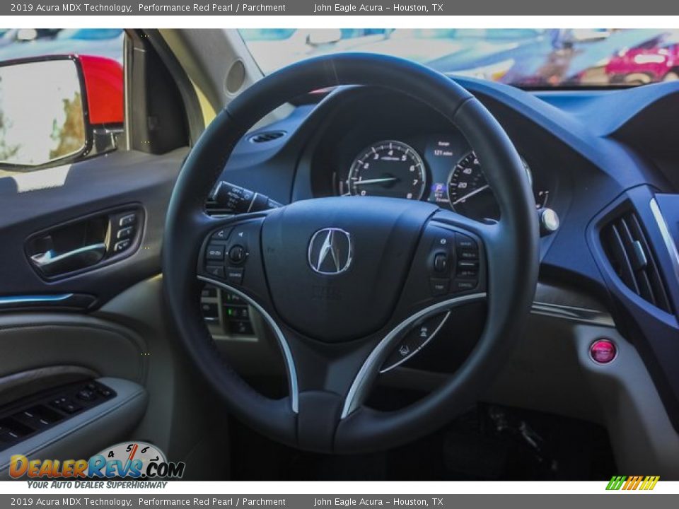 2019 Acura MDX Technology Performance Red Pearl / Parchment Photo #27