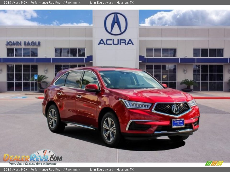 2019 Acura MDX Performance Red Pearl / Parchment Photo #1