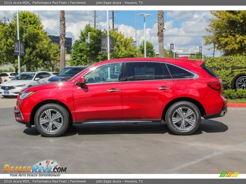 2019 Acura MDX Performance Red Pearl / Parchment Photo #4