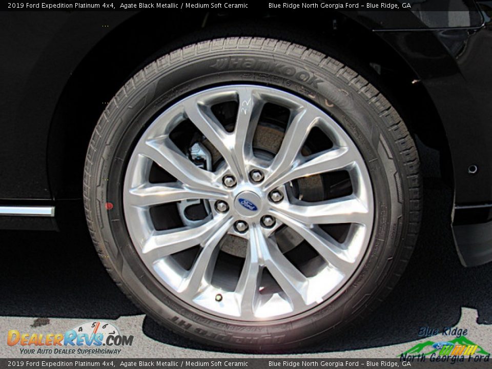 2019 Ford Expedition Platinum 4x4 Agate Black Metallic / Medium Soft Ceramic Photo #9