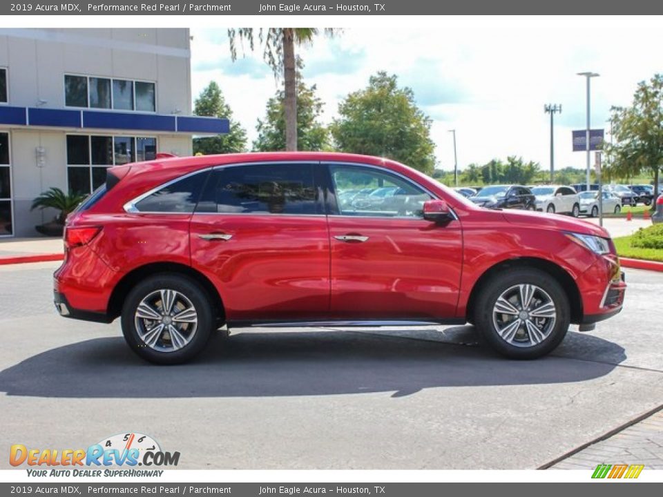 2019 Acura MDX Performance Red Pearl / Parchment Photo #8