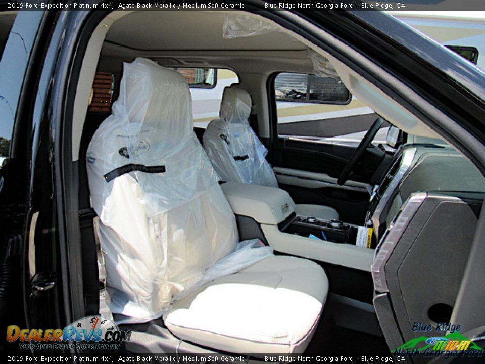 2019 Ford Expedition Platinum 4x4 Agate Black Metallic / Medium Soft Ceramic Photo #11