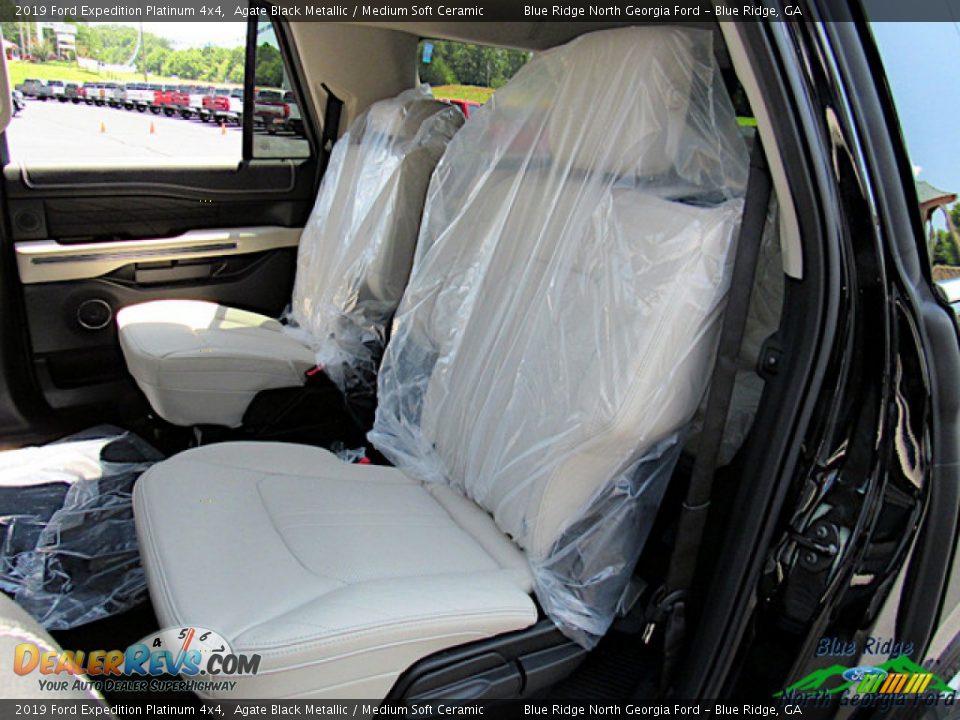 2019 Ford Expedition Platinum 4x4 Agate Black Metallic / Medium Soft Ceramic Photo #12