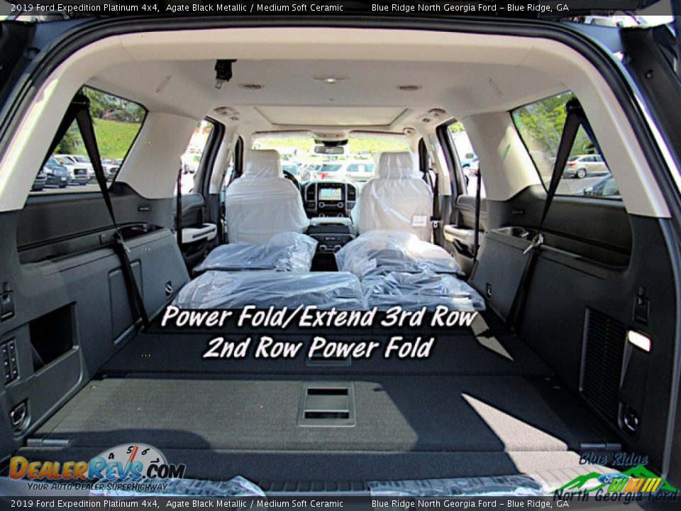 2019 Ford Expedition Platinum 4x4 Agate Black Metallic / Medium Soft Ceramic Photo #14