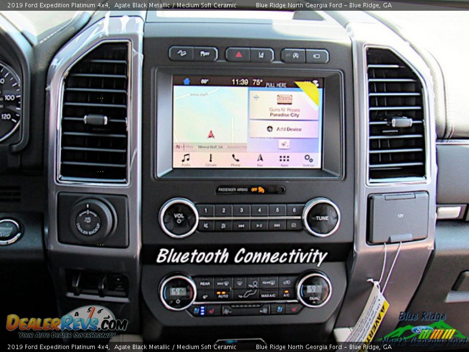 2019 Ford Expedition Platinum 4x4 Agate Black Metallic / Medium Soft Ceramic Photo #19