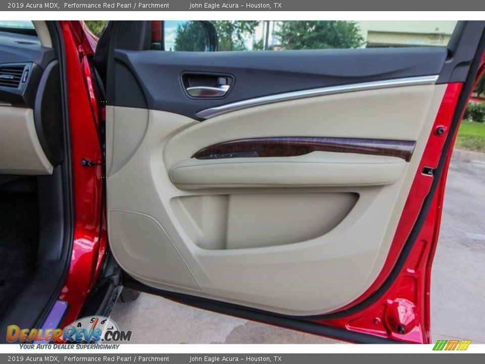 2019 Acura MDX Performance Red Pearl / Parchment Photo #24