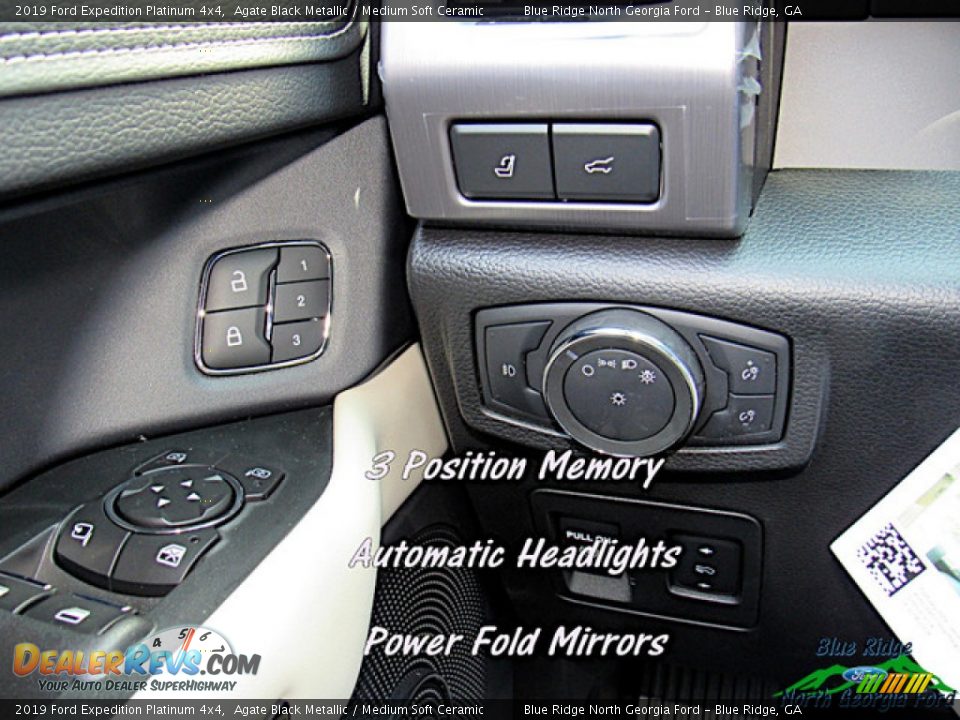 2019 Ford Expedition Platinum 4x4 Agate Black Metallic / Medium Soft Ceramic Photo #29