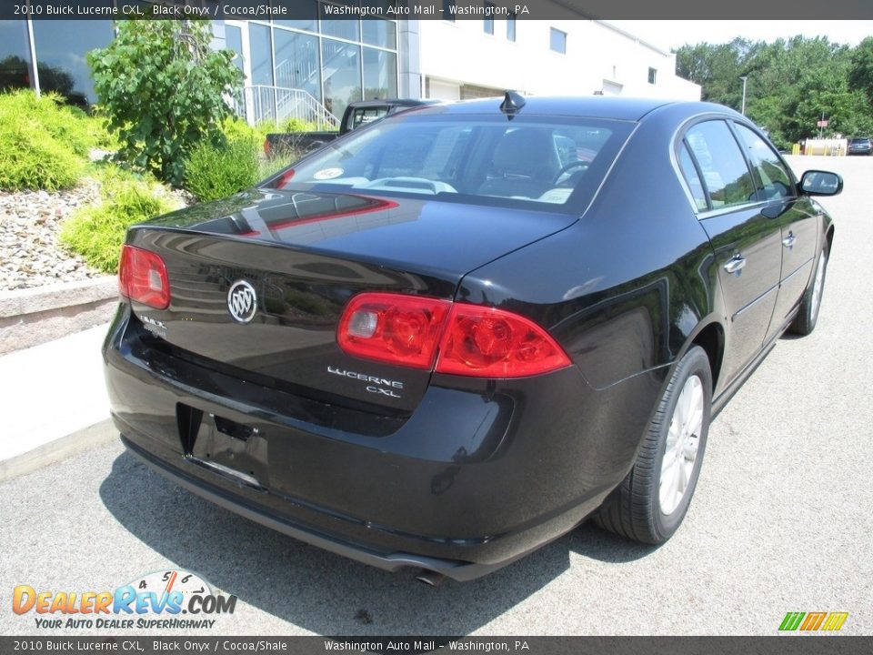 2010 Buick Lucerne CXL Black Onyx / Cocoa/Shale Photo #3