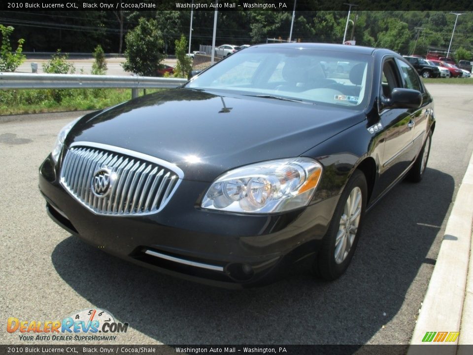 2010 Buick Lucerne CXL Black Onyx / Cocoa/Shale Photo #8