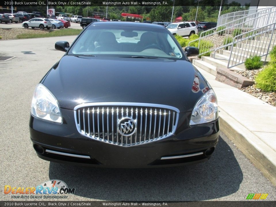 2010 Buick Lucerne CXL Black Onyx / Cocoa/Shale Photo #9
