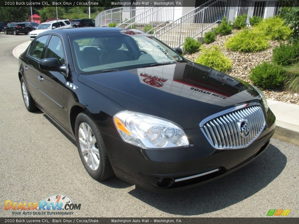 2010 Buick Lucerne CXL Black Onyx / Cocoa/Shale Photo #10