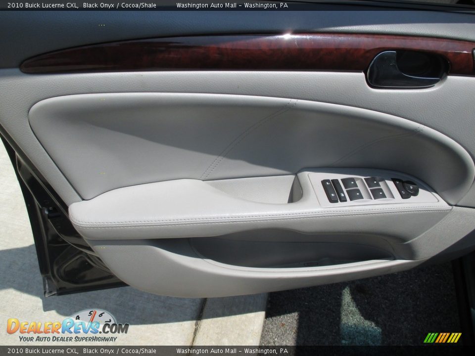 2010 Buick Lucerne CXL Black Onyx / Cocoa/Shale Photo #11