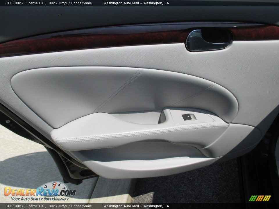 2010 Buick Lucerne CXL Black Onyx / Cocoa/Shale Photo #14