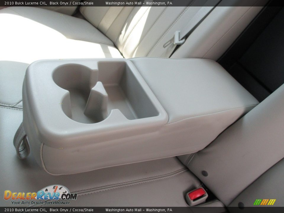 2010 Buick Lucerne CXL Black Onyx / Cocoa/Shale Photo #15