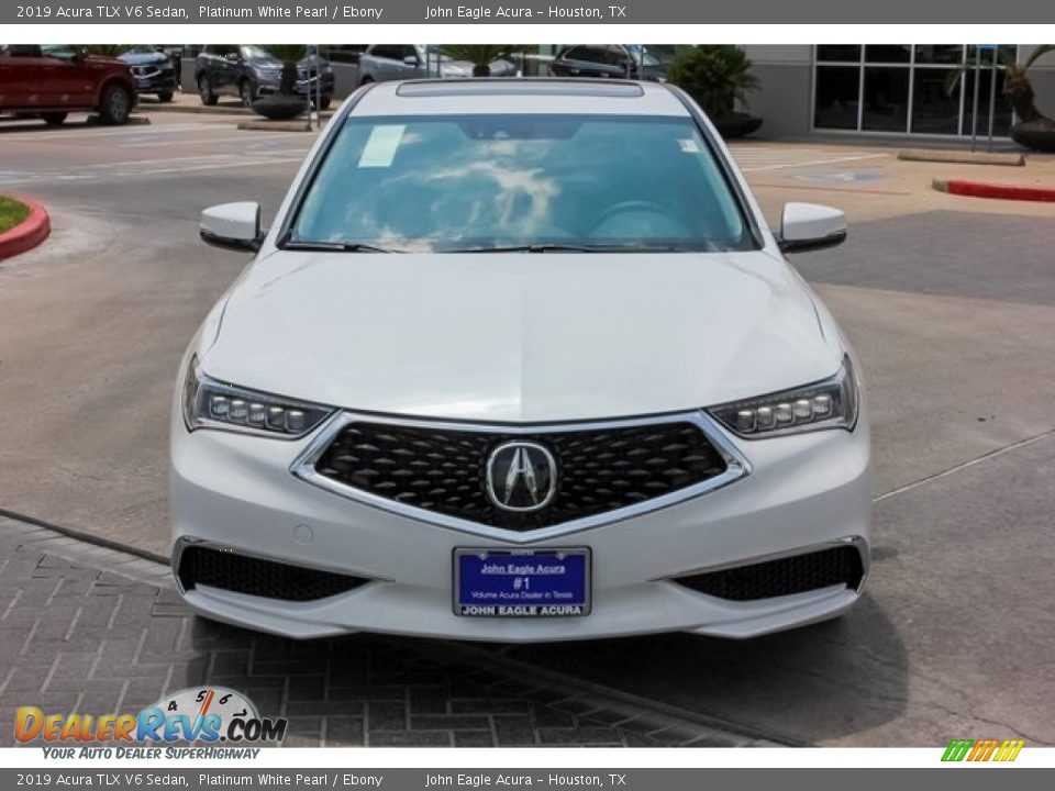 2019 Acura TLX V6 Sedan Platinum White Pearl / Ebony Photo #2