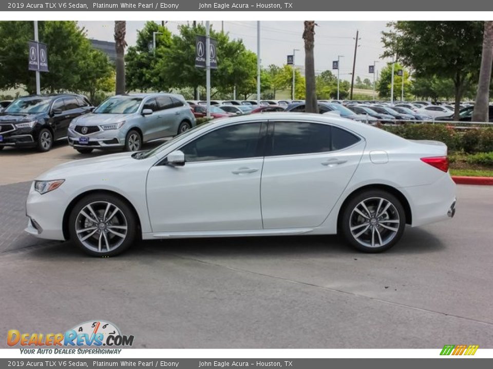 2019 Acura TLX V6 Sedan Platinum White Pearl / Ebony Photo #4